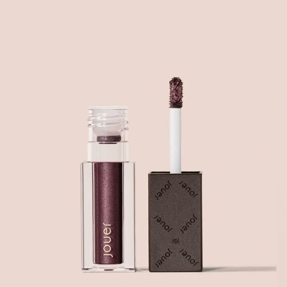 Jouer Cosmetics Paris Lights Eye Paint Liquid Eyeshadow in desir metallic plum - Picture 1 of 6